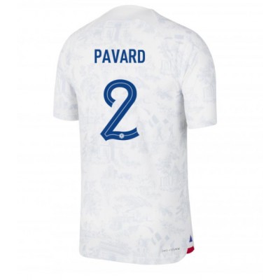 Fotballdrakt Herre Frankrike Benjamin Pavard #2 Bortedrakt VM 2022 Kortermet